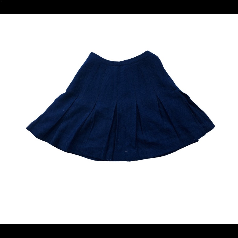 Vintage Skirt 1960s Skirt Pleated Skirt Kelita XXSmall Wool Skirt Mini-Skirt